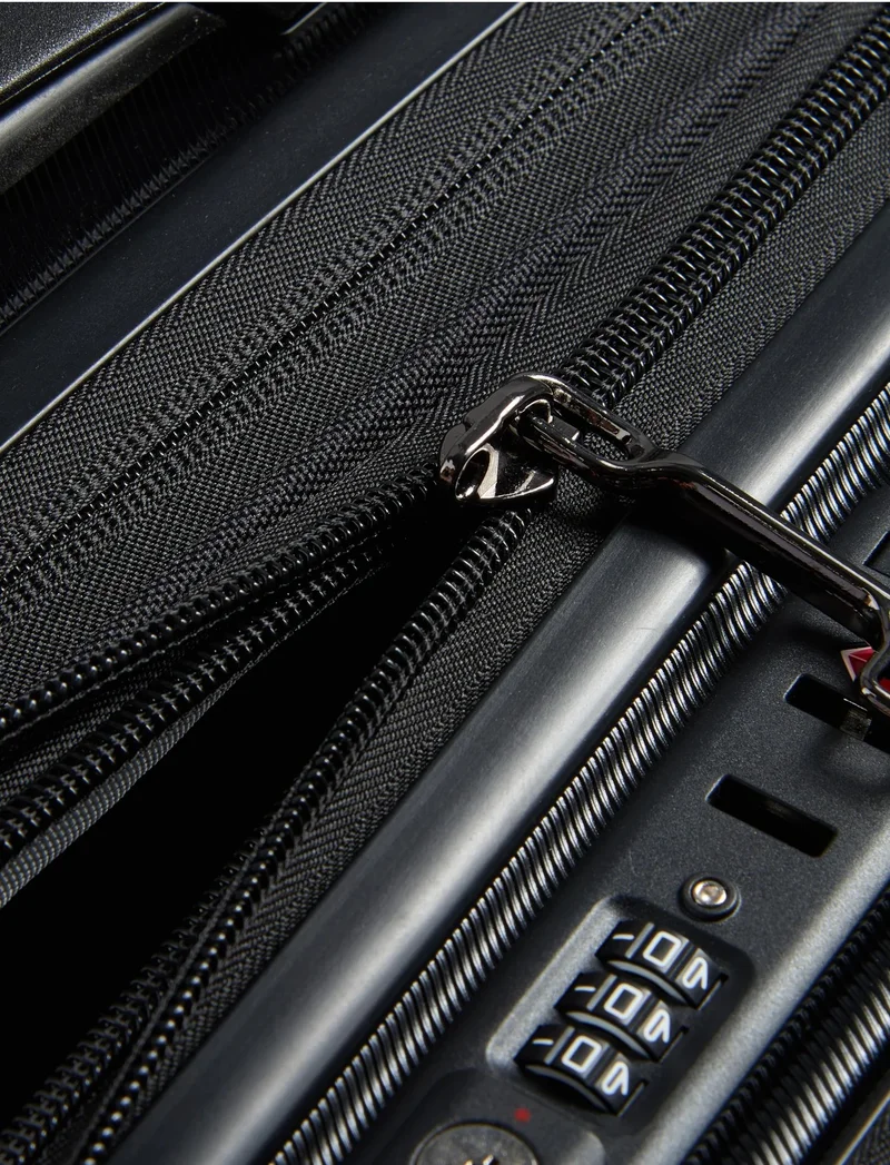 DELSEY Paris  shadow 5.0, 55 cm 4 double wheeled expandable bus hard cabin luggage trolley case - black  | Best Price UAE